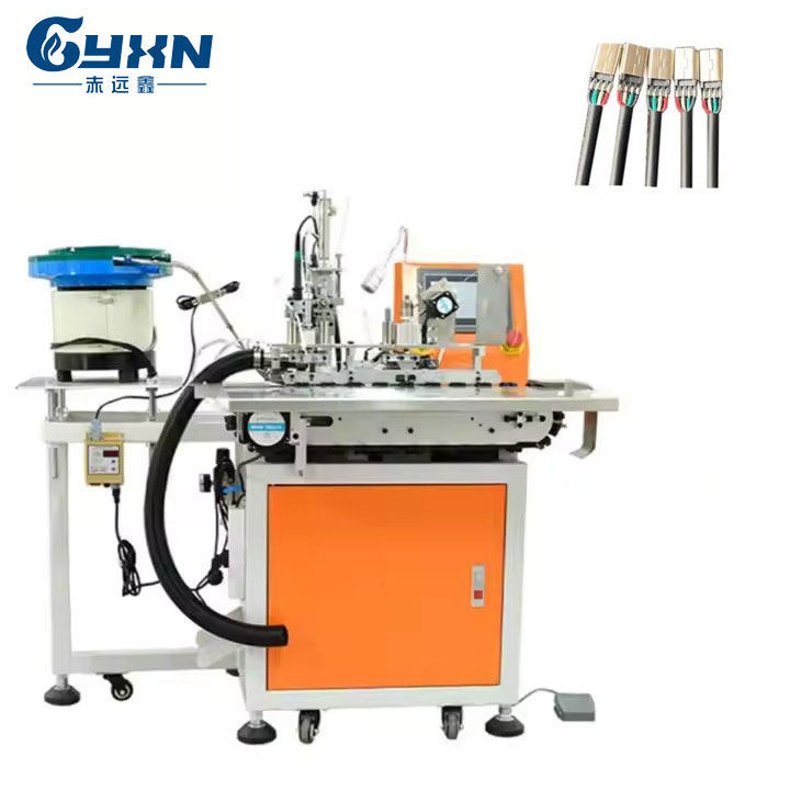Semi automatic 5-core Type-C data cable stripping and soldering machine